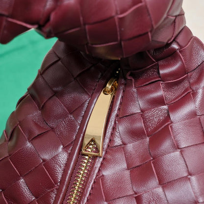 Woven Leather Hobo Bag
