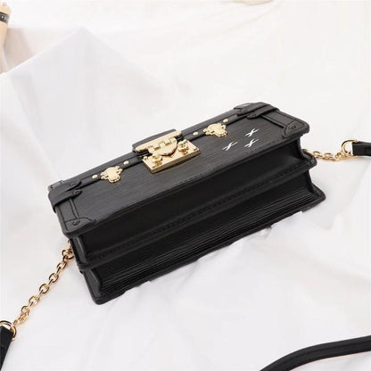 Modern Elegant Monogram Calfskin Top Handle Bag