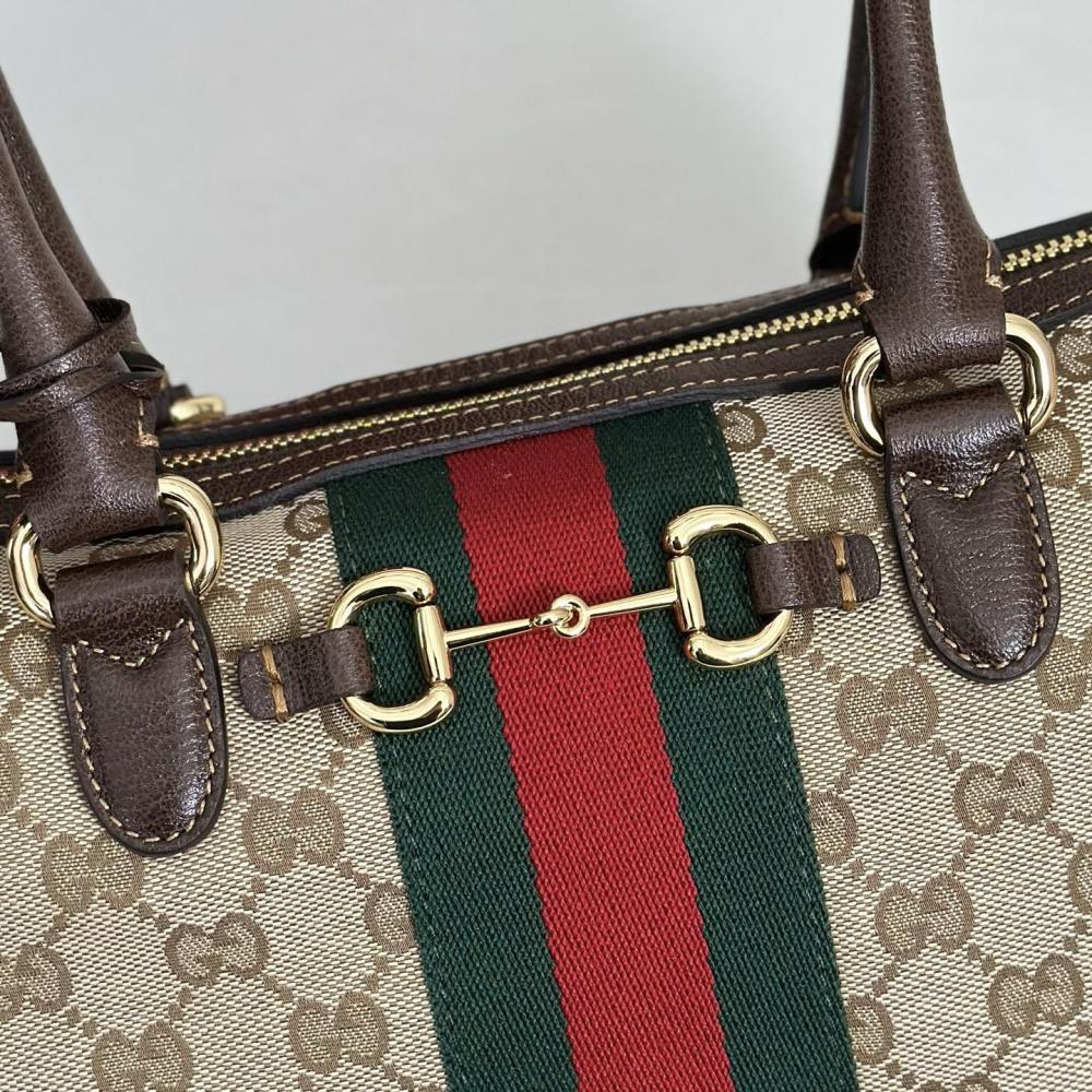 Leather Top Handle Bag
