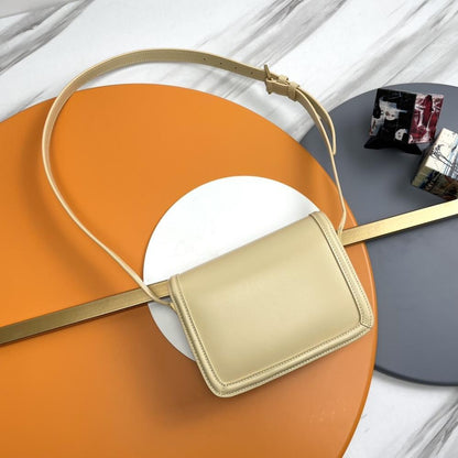 Classic Leather Top Handle Bag
