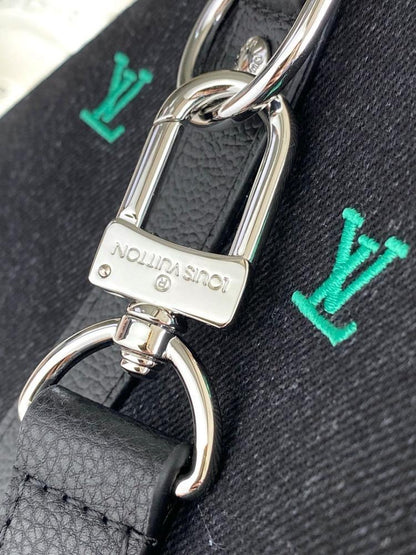 Keepall Embroidered Denim Travel Bag