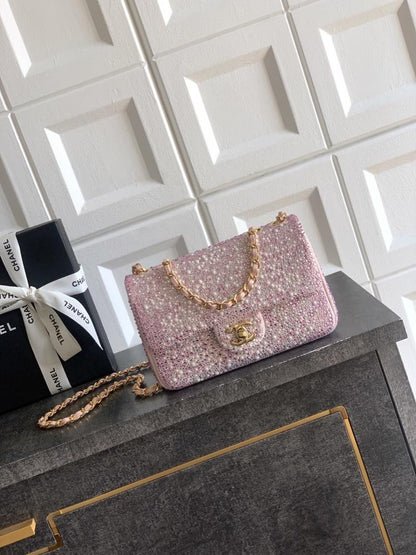 Quilted Top Handle Bag