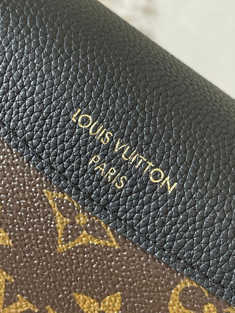 Modern Stylish Gold Monogram Leather Shoulder Bag