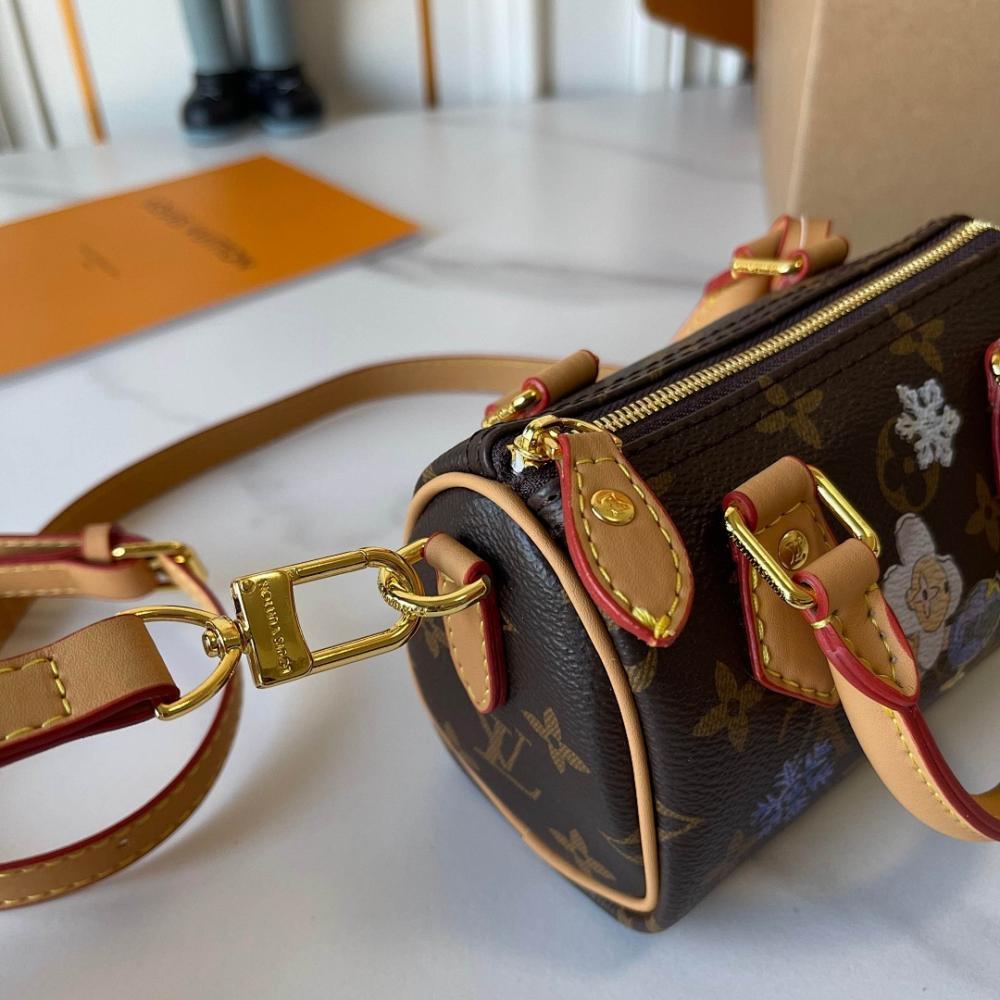 Speedy Monogram Leather Top Handle Bag