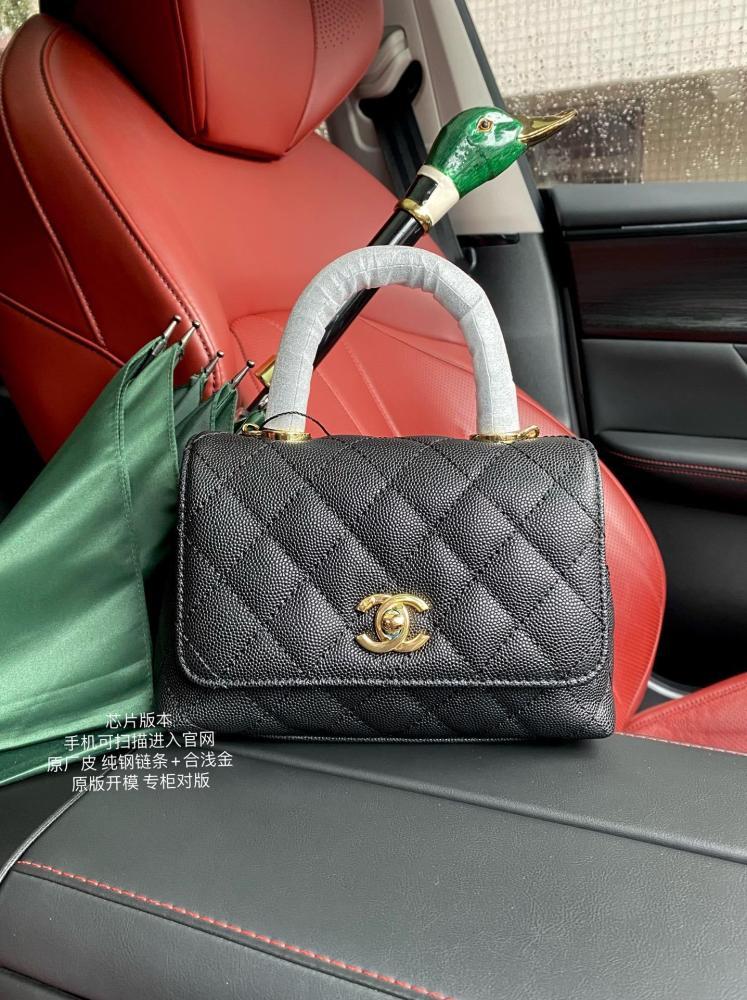 Leather Top Handle Bag