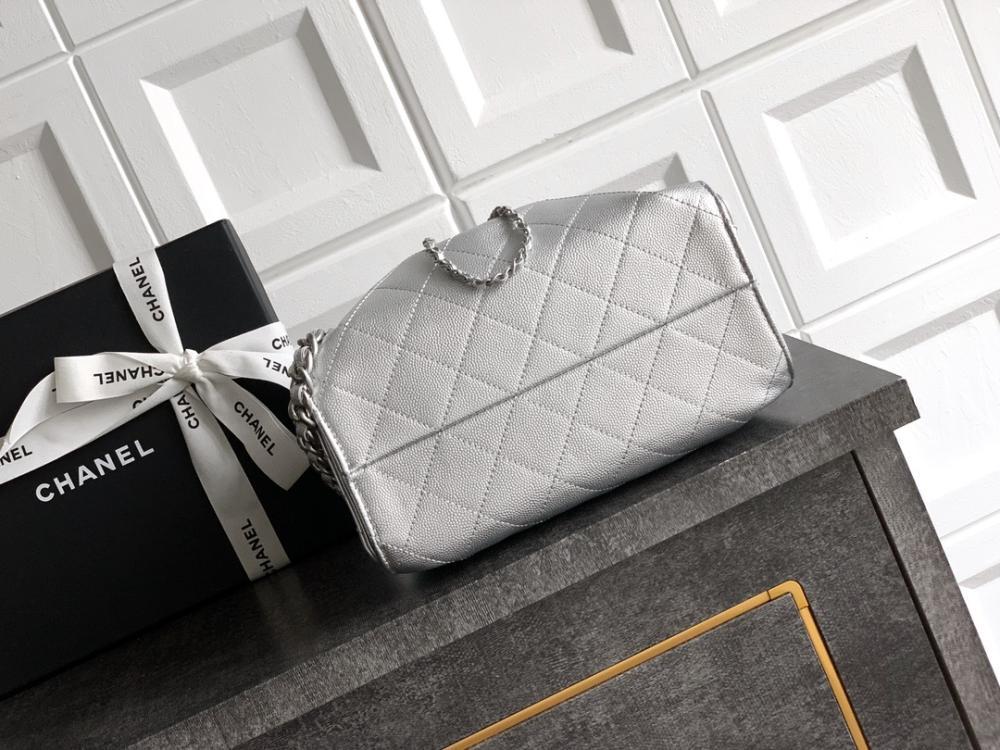 Silver Hobo Bag