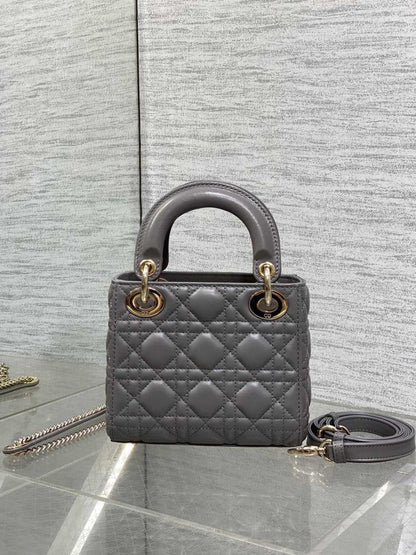 Classic Leather Top Handle Bag