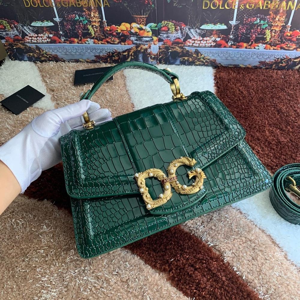 Italian-Inspired Elegant Studded Calfskin Shoulder Bag