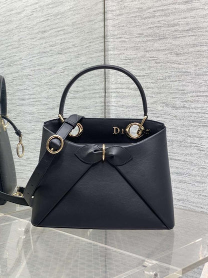 Luxury Leather Top Handle Bag