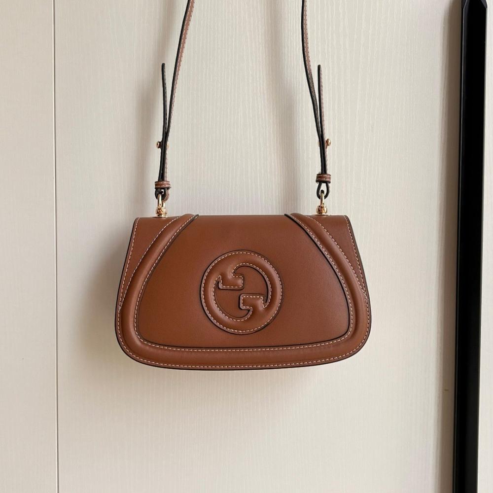Stylish Refined Monogram Leather Shoulder Bag