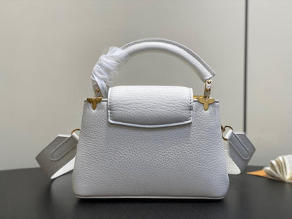 Classic Studded Leather Top Handle Bag