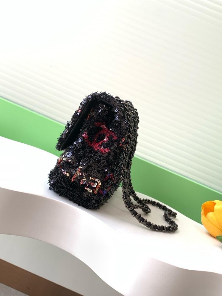 Embroidered Top Handle Bag