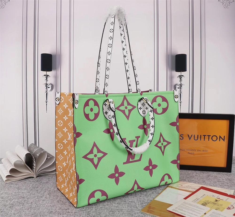 OnTheGo Gold Monogram Tote Bag