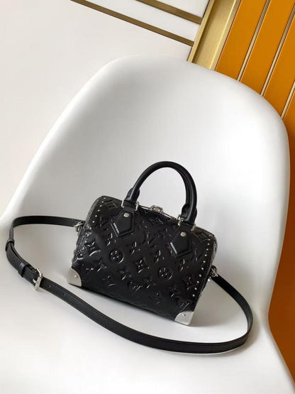 Classic Leather Top Handle Bag