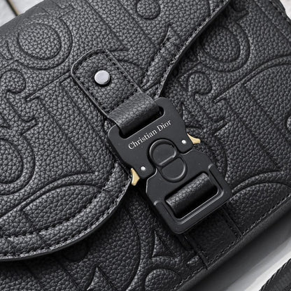 Stylish Premium Black Leather Shoulder Bag