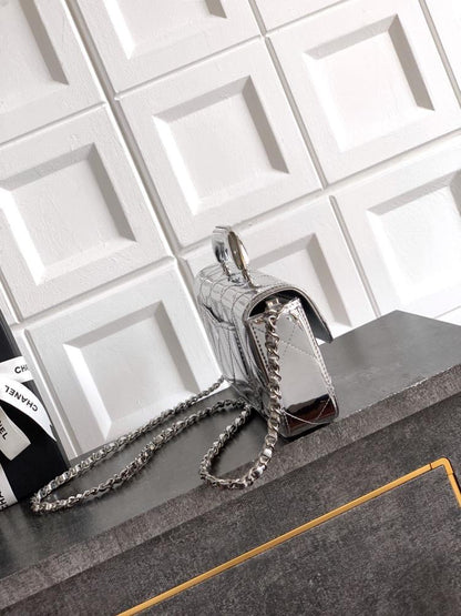 Leather Top Handle Bag