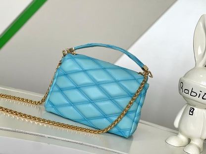Elegant Quilted Lambskin Top Handle Bag – Special Edition
