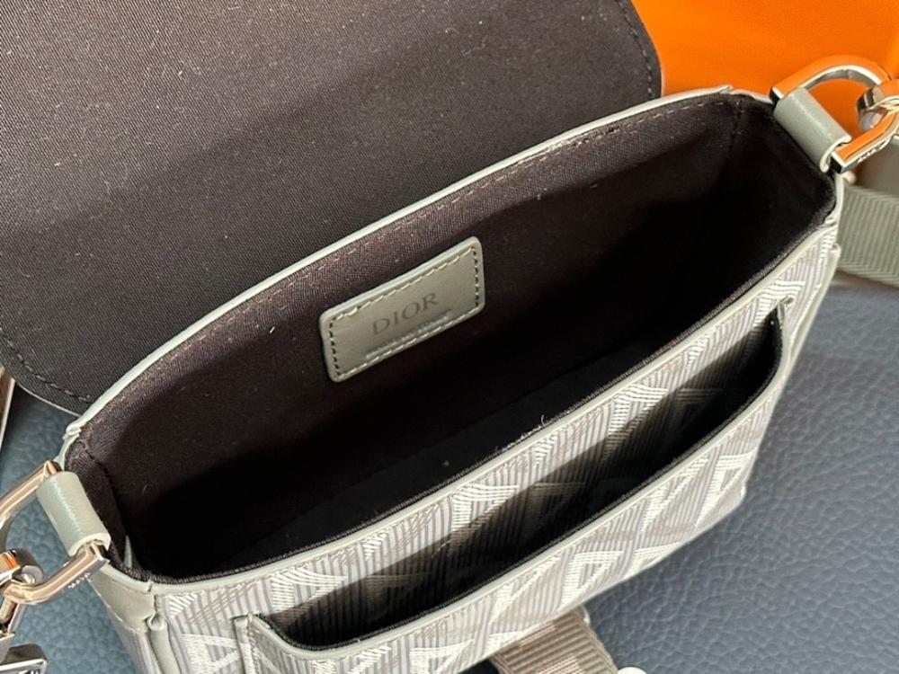 Luxury Stylish Grey Leather Shoulder Bag