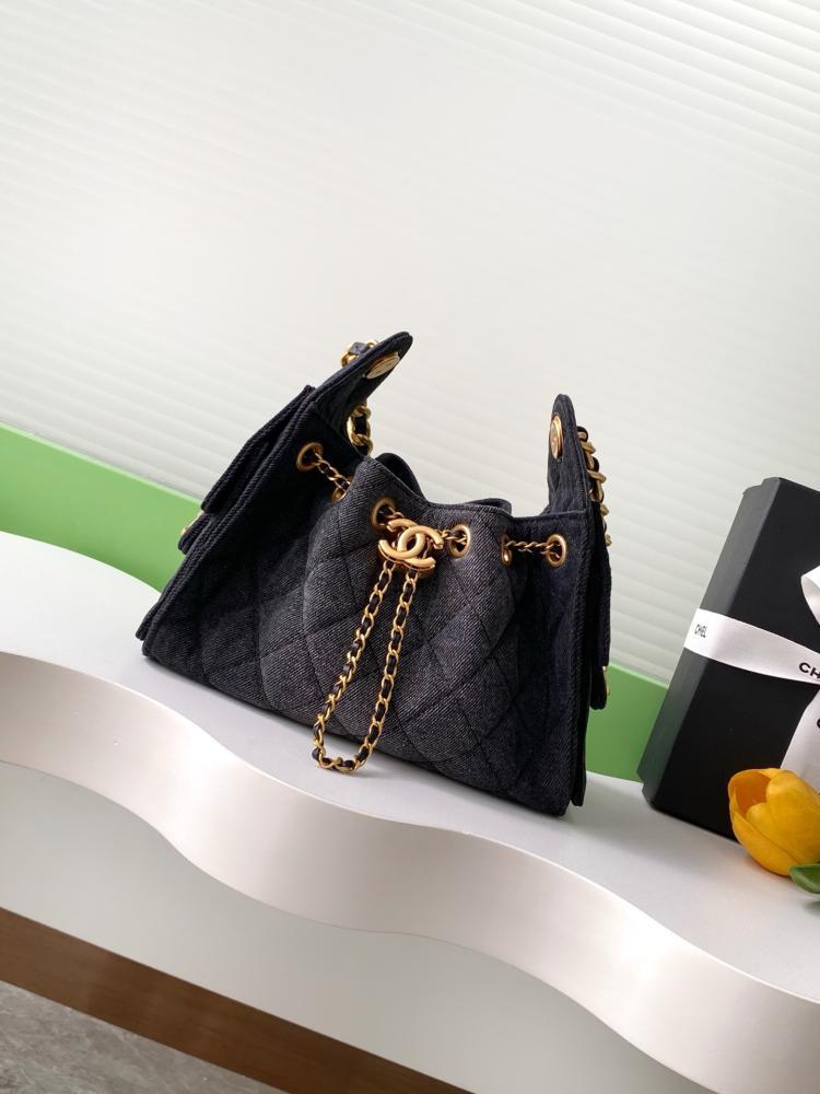 Denim Hobo Bag