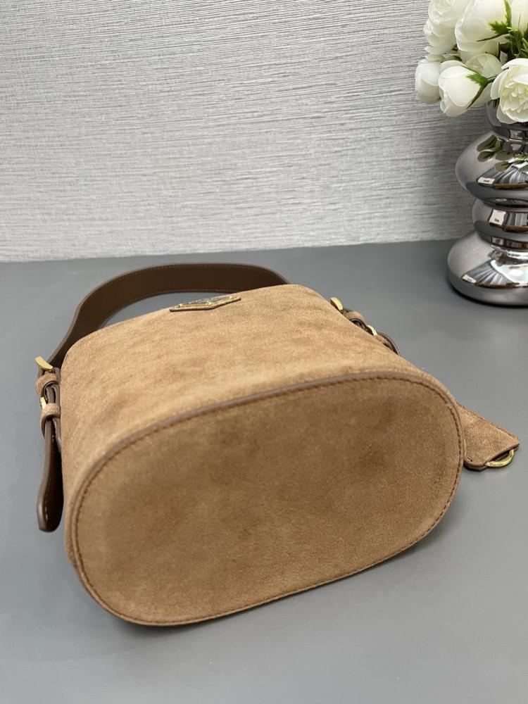 Suede Bucket Bag