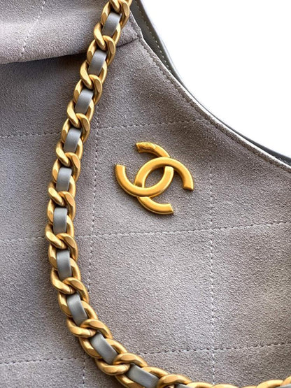 Suede Hobo Bag