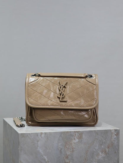 Leather Top Handle Bag