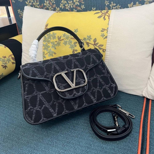 Modern Refined Calfskin Shoulder Bag