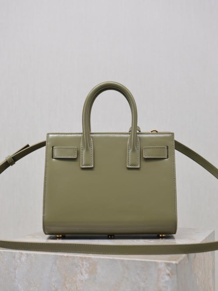 Leather Top Handle Bag