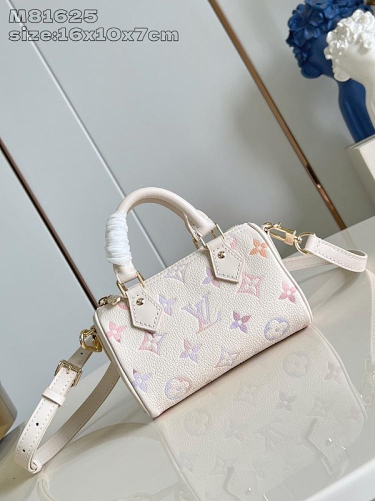 Speedy Leather Top Handle Bag