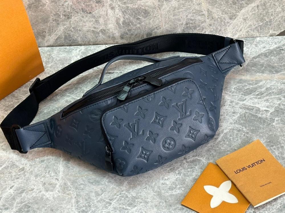 Modern Italian-Inspired Monogram Leather Shoulder Bag