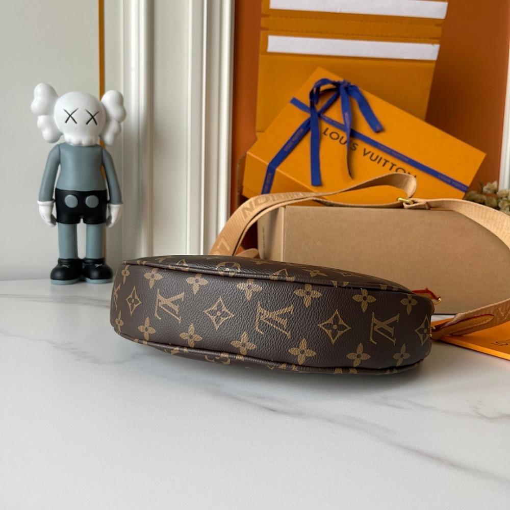 Stylish Refined Monogram Canvas Shoulder Bag