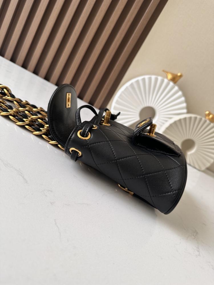Classic Embroidered Leather Backpack
