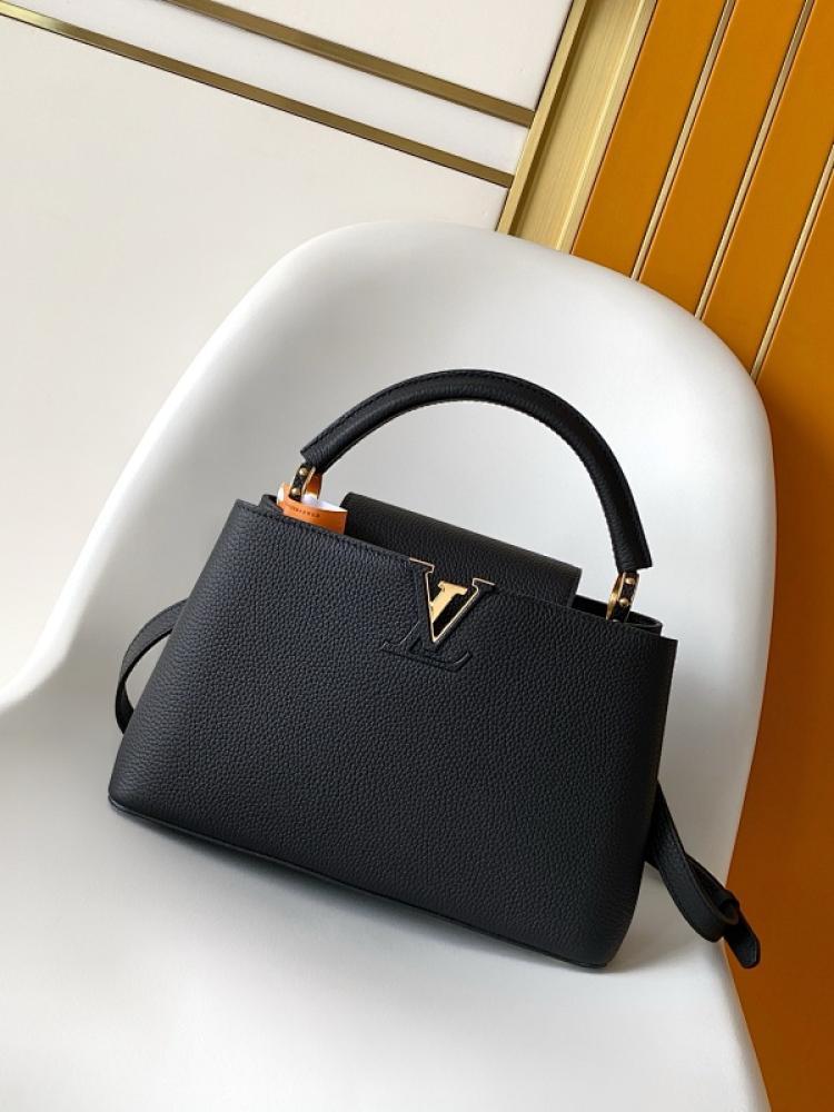Leather Top Handle Bag
