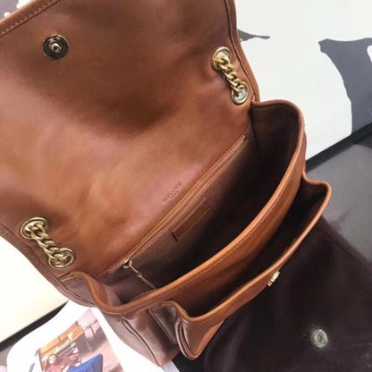 Leather Top Handle Bag