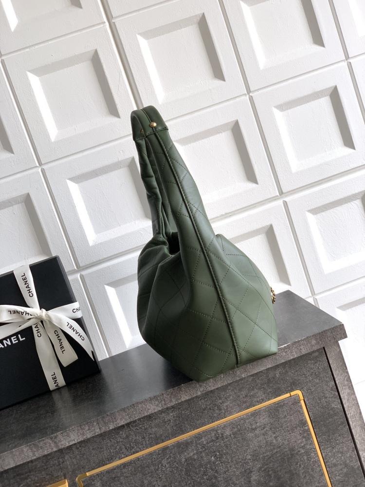 Woven Calfskin Hobo Bag
