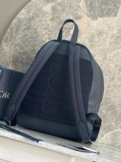 Elegant Blue Quilted Leather Shoulder Bag – Limited Edition