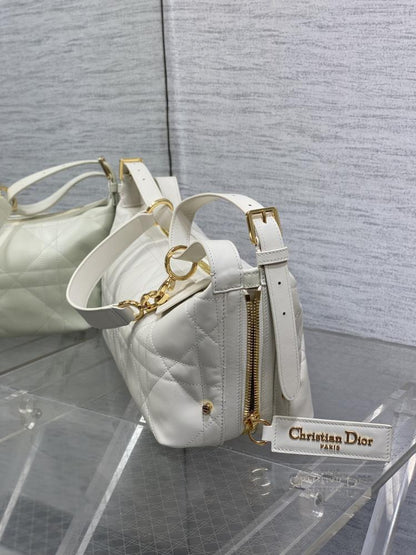 Gold Leather Hobo Bag