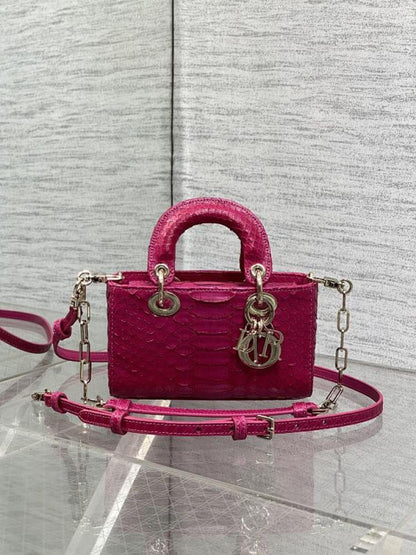 Refined Leather Top Handle Bag