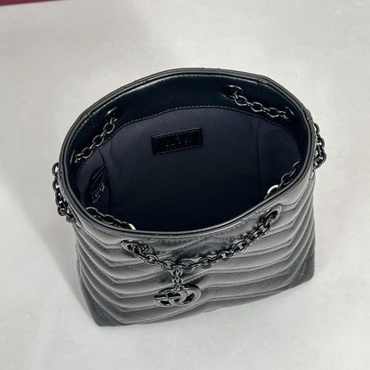 Leather Top Handle Bag
