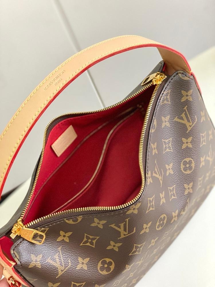 Modern Italian-Inspired Monogram Calfskin Top Handle Bag