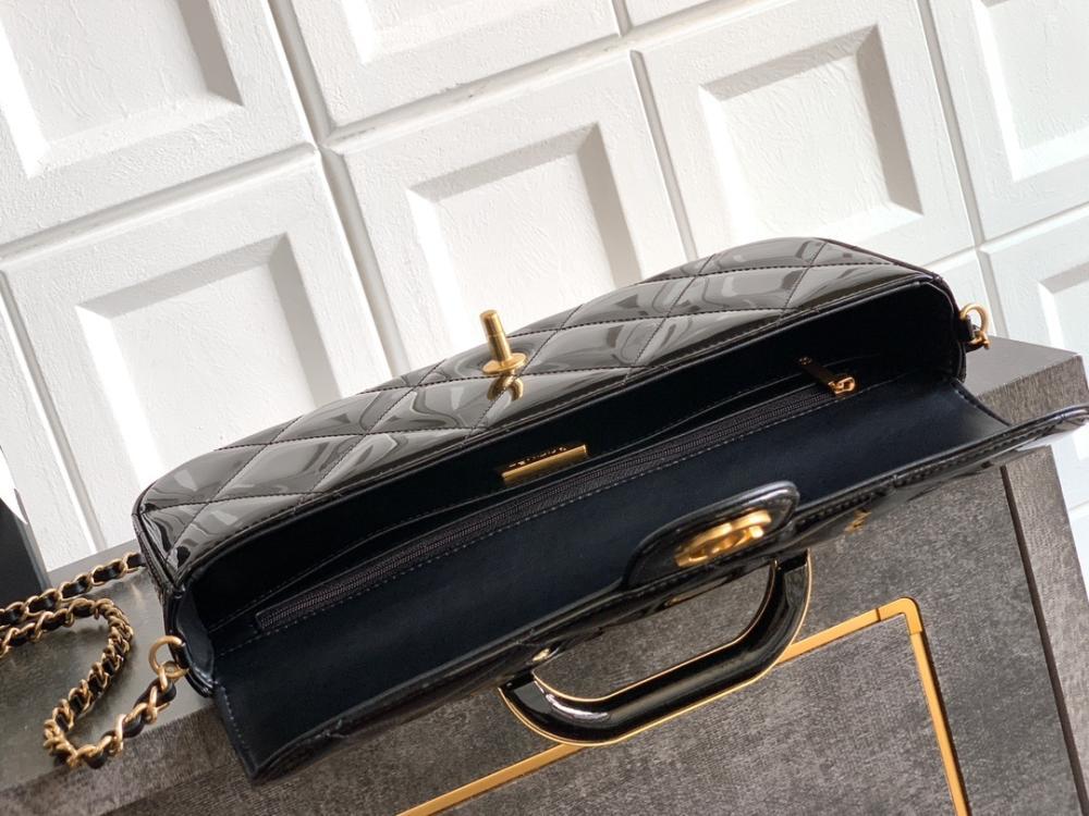 Leather Top Handle Bag