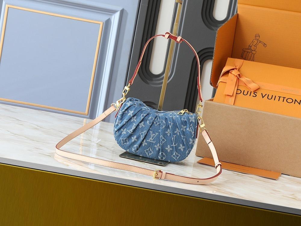 The Pouch Monogram Leather Shoulder Bag