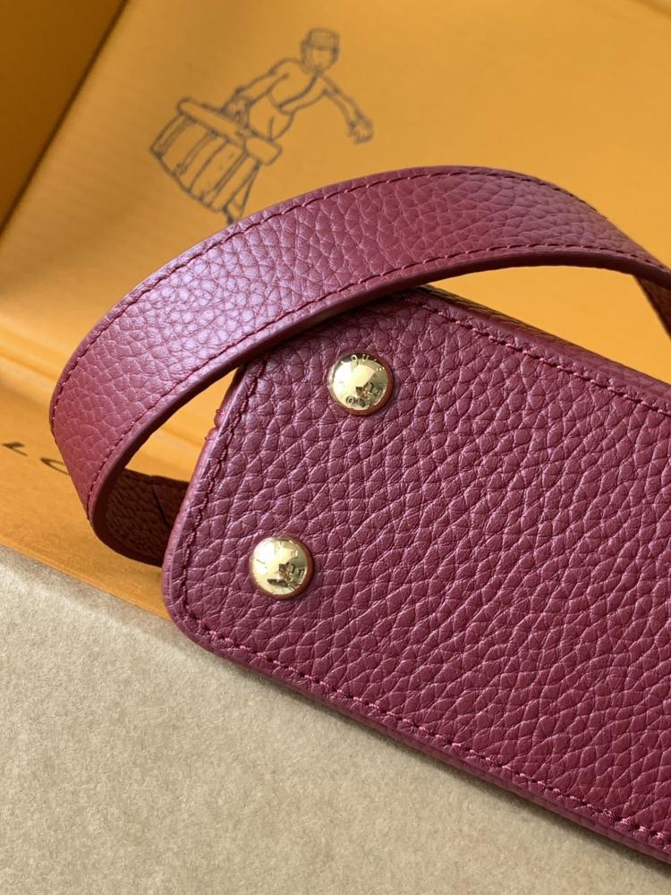 Monogram Leather Top Handle Bag