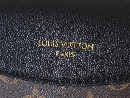 Modern Gold Monogram Canvas Shoulder Bag