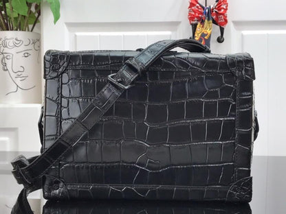 Leather Top Handle Bag