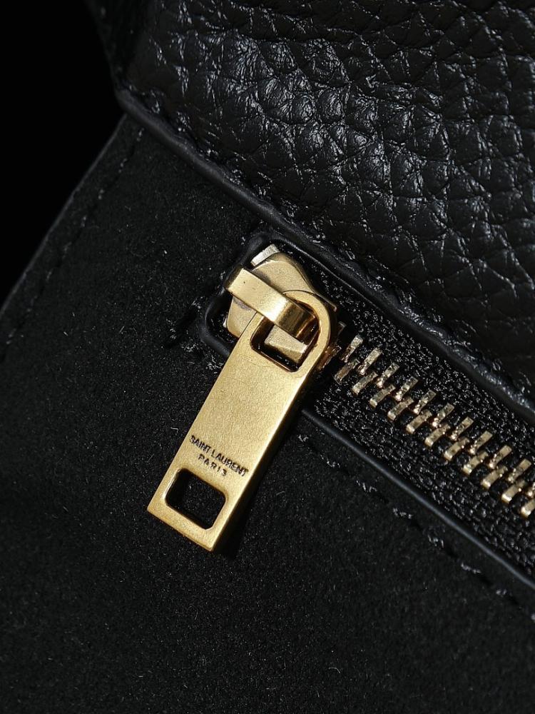 Bea Embroidered Leather Top Handle Bag
