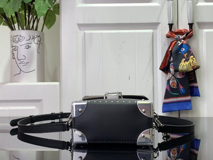 Luxury Leather Top Handle Bag