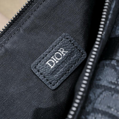 Modern Refined Black Printed Crossbody Bag