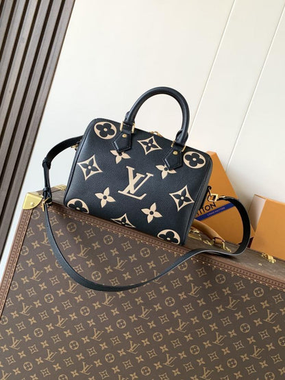Leather Top Handle Bag