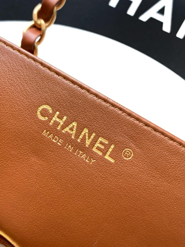 Gold Top Handle Bag